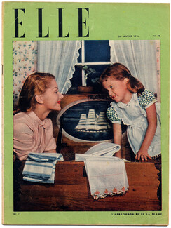 ELLE N°11 du 30 Janvier 1946 Fragonard, 24 pages