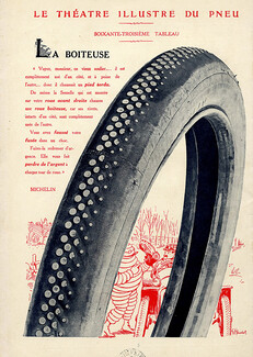 Michelin 1913 - 63ème tableau ''La boiteuse'' Hautot