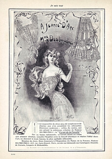 Madame Desbruères (Corsetmaker) 1905 A Jeanne d'Arc, Art Nouveau Corset