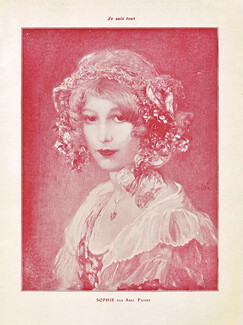 Abel Faivre 1905 Sophie (Salon 1905) Portrait