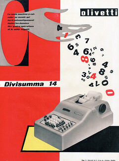 Olivetti (Typewriter) 1950 Divisumma