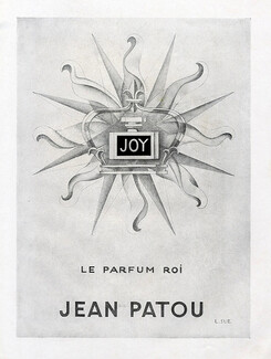 Jean Patou (Perfumes) 1950 JOY, signed L.SUE