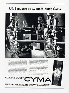 Cyma (Watches) 1950 Factory