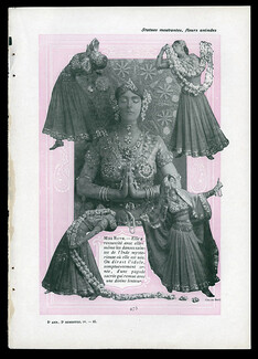 Miss Ruth 1909 Indian dance