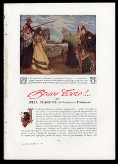 Bravo Toro !, 1909 - Henri Zo Corrida, torero, Texte par Jules Claretie, 16 pages