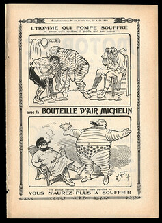 Michelin 1909 "Bouteille d'Air Michelin" O'Galop, Bibendum