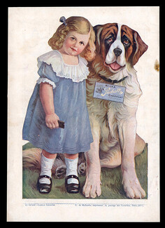 Suchard (Chocolates) 1909 Milka, Dog, Children, Kids