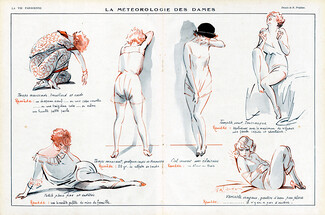 René Préjelan 1921 Babydoll, Pajamas, Lingerie