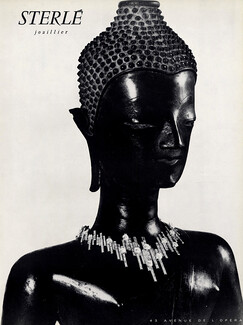 Sterlé (Jewels) 1966 Necklace Buddha