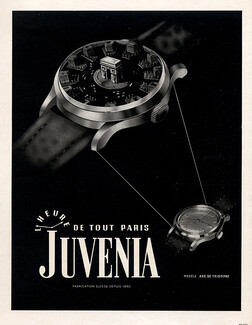 Juvenia (Watches) 1948 Arc de Triomphe