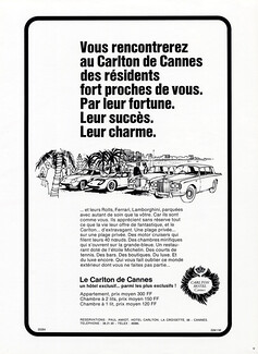 Le Carlton de Cannes (Hotel) 1969 Rolls-Royce
