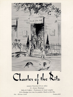 Charles of the Ritz 1956 Store Address 51 Avenue Montaigne, Paris