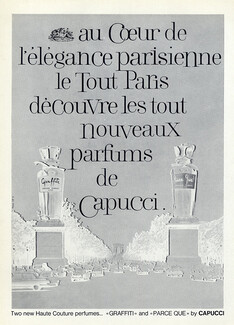 Capucci (Perfumes) 1964 Graffiti, Parce Que