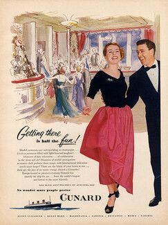 Cunard Line 1951 dancing