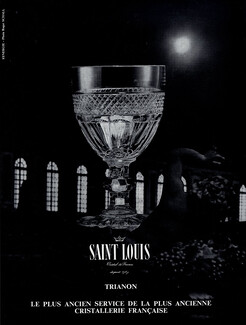 Saint-Louis (Crystal) 1966 "Trianon", Photo Roger Schall