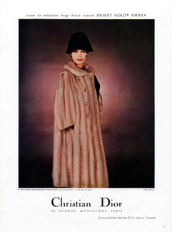 Christian Dior (Fur clothing) 1960 Desert Gold, Emba Fur Coat