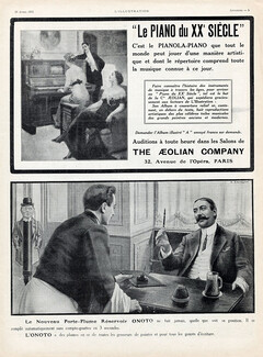 Onoto (Erhman) & Pianola (Aeolian Company) 1912