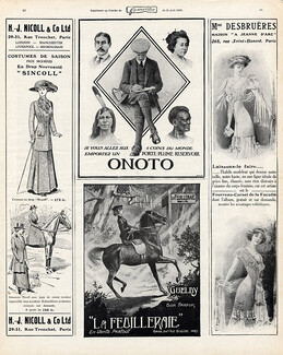 Onoto (Ehrmann) & Gueldy (La Feuilleraie) 1910