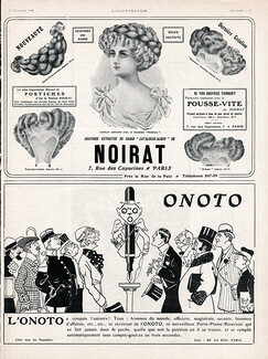 Noirat (Hairstyle) & Onoto (Mich) 1909 Wig, Pen