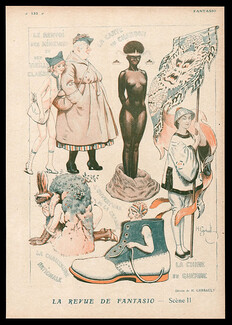 Gerbault 1917 ''La Revue de Fantasio - Scène II'' Costumes