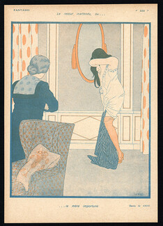 Ando 1917 ''Le retour inattendu, ou la mère importune'' stockings