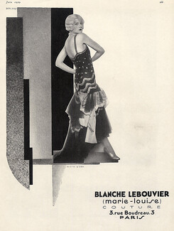 Blanche Lebouvier 1929 Photo D'Ora