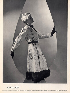Revillon 1937 Fashion Photography Fur Coat