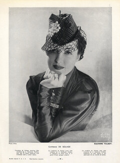 Suzanne Talbot, Millinery — Vintage original prints and images