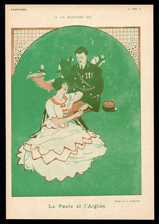 Fabiano 1917 ''La Poule et l'Aiglon''