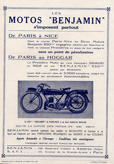Benjamin 1927 Motorcycles