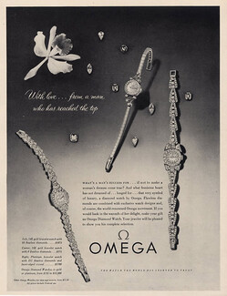 Omega Diamond Watches 1954