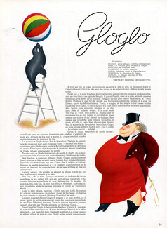 Gloglo, 1946 - Paolo Garretto Seal Circus, Texte par Garretto, 4 pages