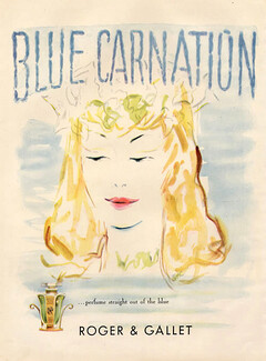 Roger & Gallet 1947 ''Oeillet Bleu'' Blue Carnation