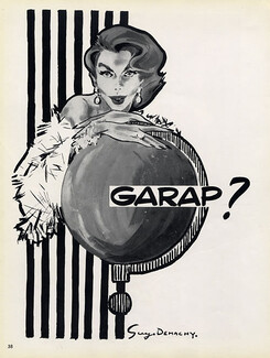 Guy Demachy 1953 Garap, Dummy Brand Advertisement