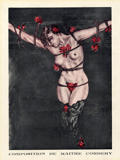 Corbery 1933 Nude, Crucifixion
