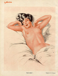 Gaston Cirmeuse 1928 Topless