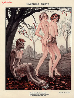 Georges Pavis 1931 Faun, Nudes