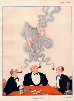 Pem 1928 Smoking Pipe Nude