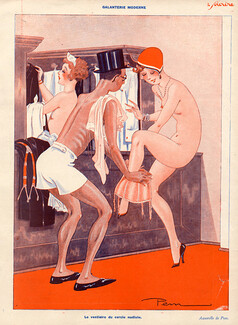 Le Vestiaire du Cercle Nudiste, 1929 - Pem Nude Girdle