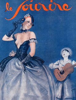Leonnec 1932 Pierrot Colombine Fancy Dress Ball