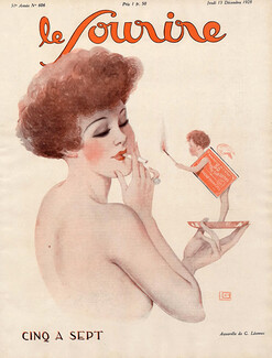 Leonnec 1928 Cigarette Box of Matches smoking