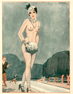 Leclerc 1932 Prostitude Nude