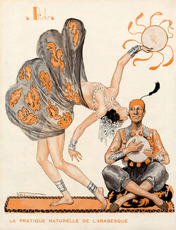 Vald'Es 1932 Sexy Oriental Dancer Biskra