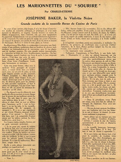Josephine Baker 1932 Topless Music-Hall