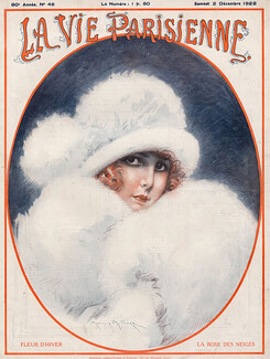 Maurice Milliere 1922 Portrait Fur