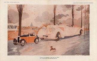 Henry Fournier 1930 Dunlop Cars, Towing