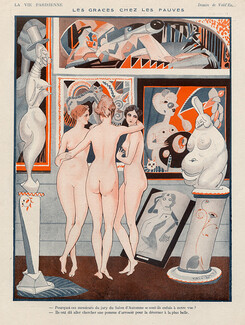 Vald'Es 1922 Models Nudes, Fauvism Cubism, Museum