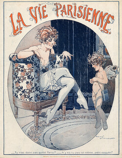 René Vincent 1918 Sexy looking girl & Angel
