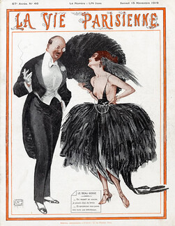 Léonnec 1919 ''Le Beau Gosse'' Sexy looking Elegant Parisienne