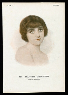 Gustave Brisgand 1912 Mlle Marthe Debienne